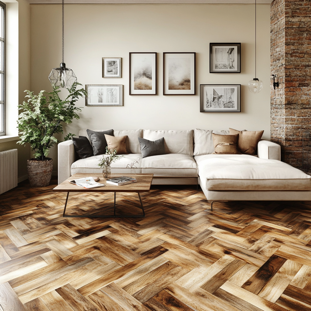 Piso de madera claro